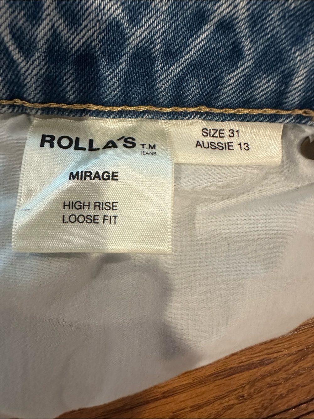 Title:
Rolla’s Mirage High Rise Loose Fit Distressed Denim Shorts Size 31 - Picture 7 of 8